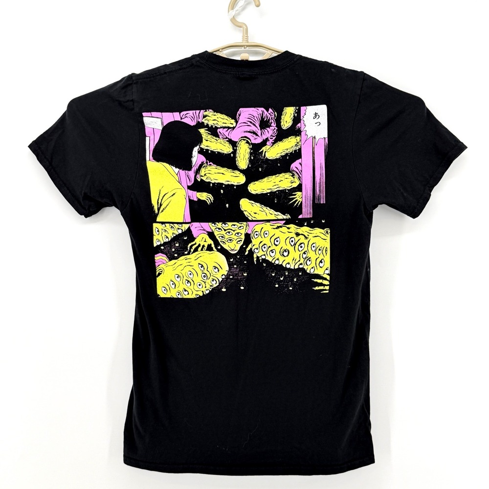 Junji Ito Collection T-Shirt Mens Small Black Good Horror Manga Graphic Tee - Picture 4 of 10